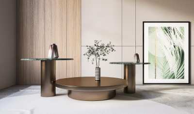 TAZA现代茶几3D模型下载